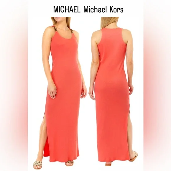 open lace back dress Pre-owned Michael Kors Strapless Maxi Dress – Sabrina's Closet
